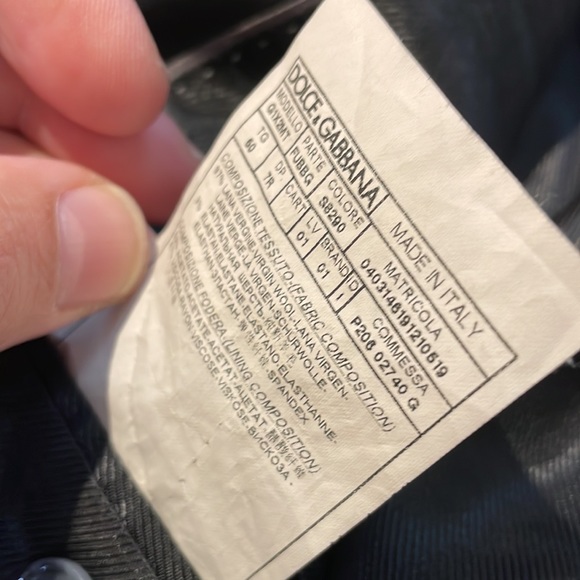 D&G wool jacket.  Priced to sell - Picture 5 of 6